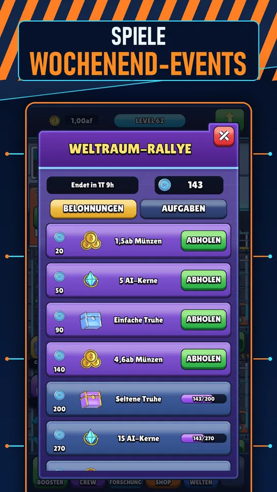 Idle AI Fabrik: Roboter Tycoon - SPIELE WOCHENEND-EVENTS