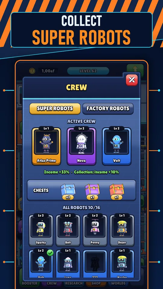 Idle AI Factory: Robot Tycoon - COLLECT SUPER ROBOTS