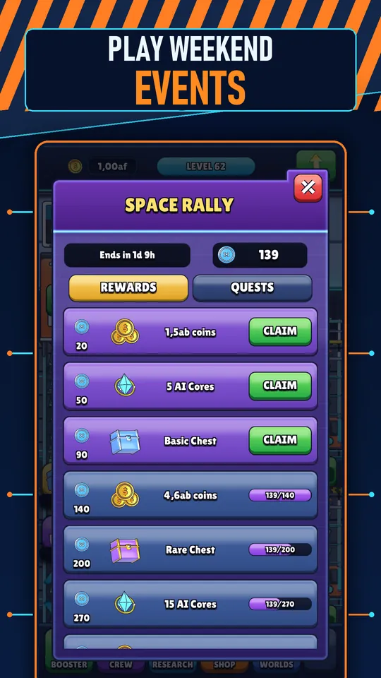 Idle AI Factory: Robot Tycoon - PLAY WEEKEND EVENTS