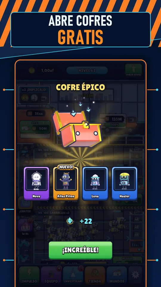 Idle AI Fábrica: Robot Tycoon - ABRE COFRES GRATIS