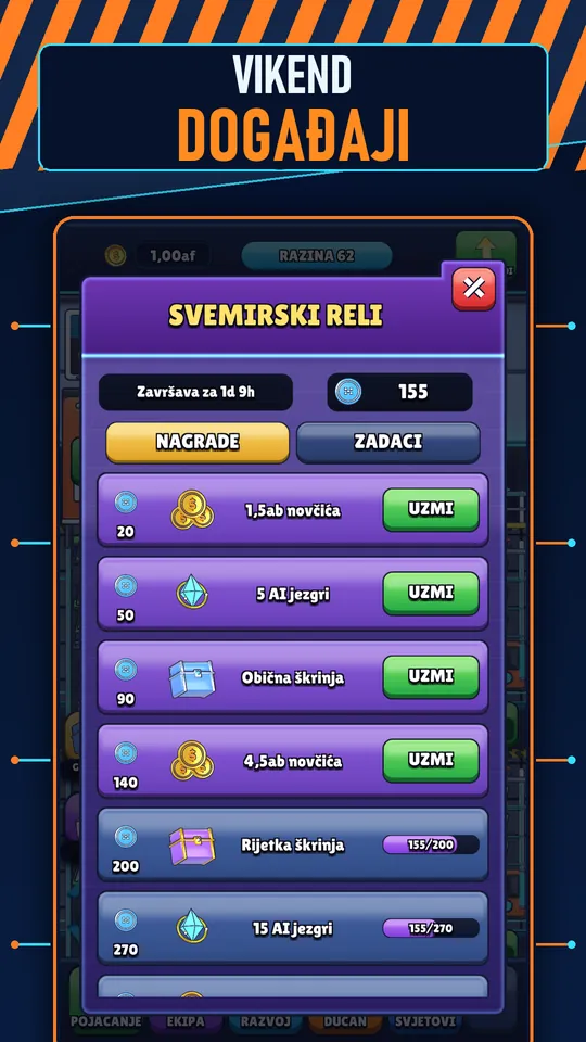 Idle AI Tvornica: Robot Tycoon - VIKEND DOGAĐAJI