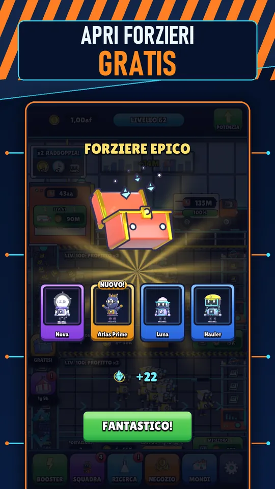 Idle AI Fabbrica: Robot Tycoon - APRI FORZIERI GRATIS