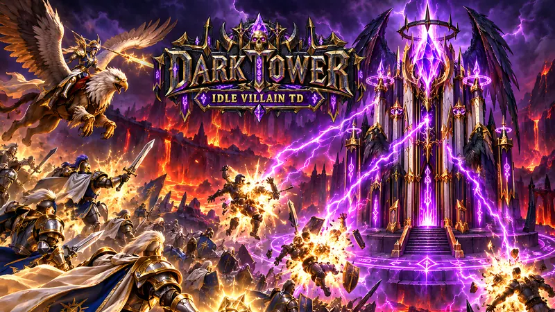 Dark Tower: Idle Villain TD - key art