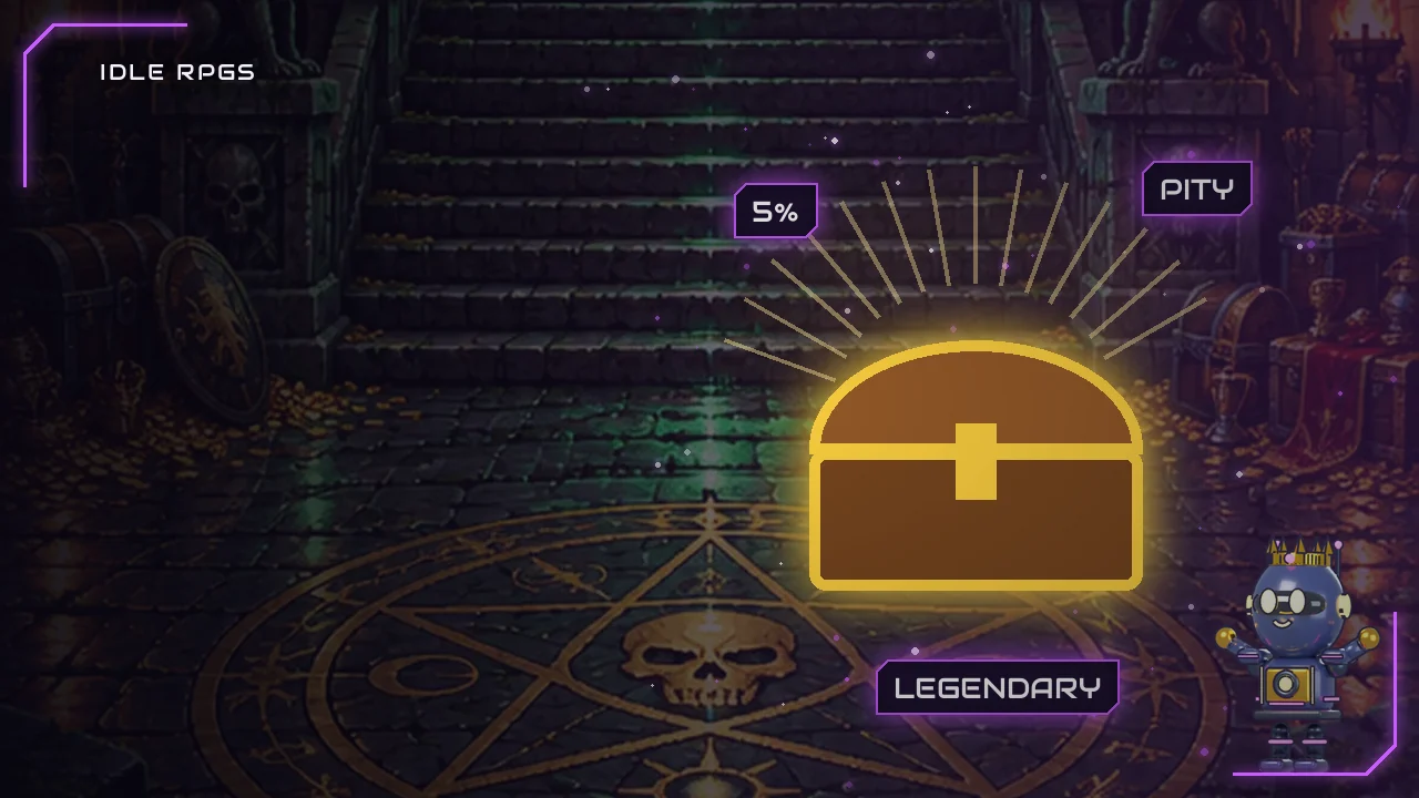 Gacha, Pity and Drop Rates Explained (With Real Odds From Our Game)