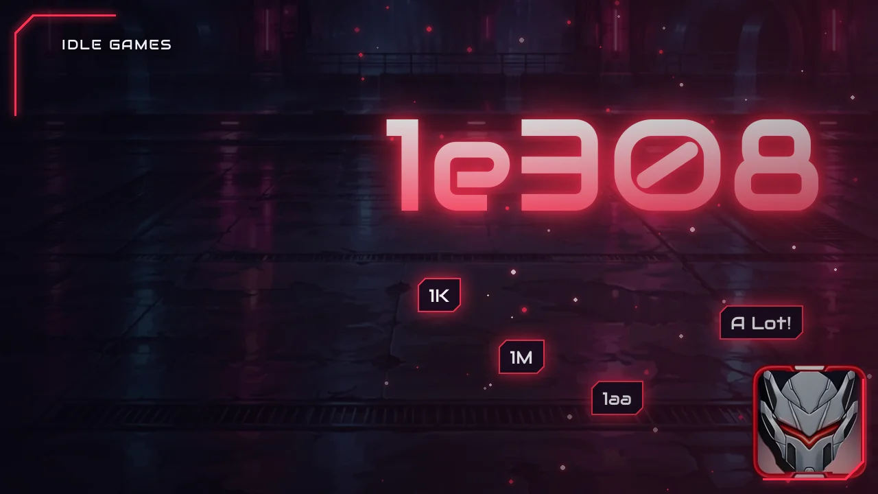 Why Idle Games Use Huge Numbers: K, M, aa and e308 Explained
