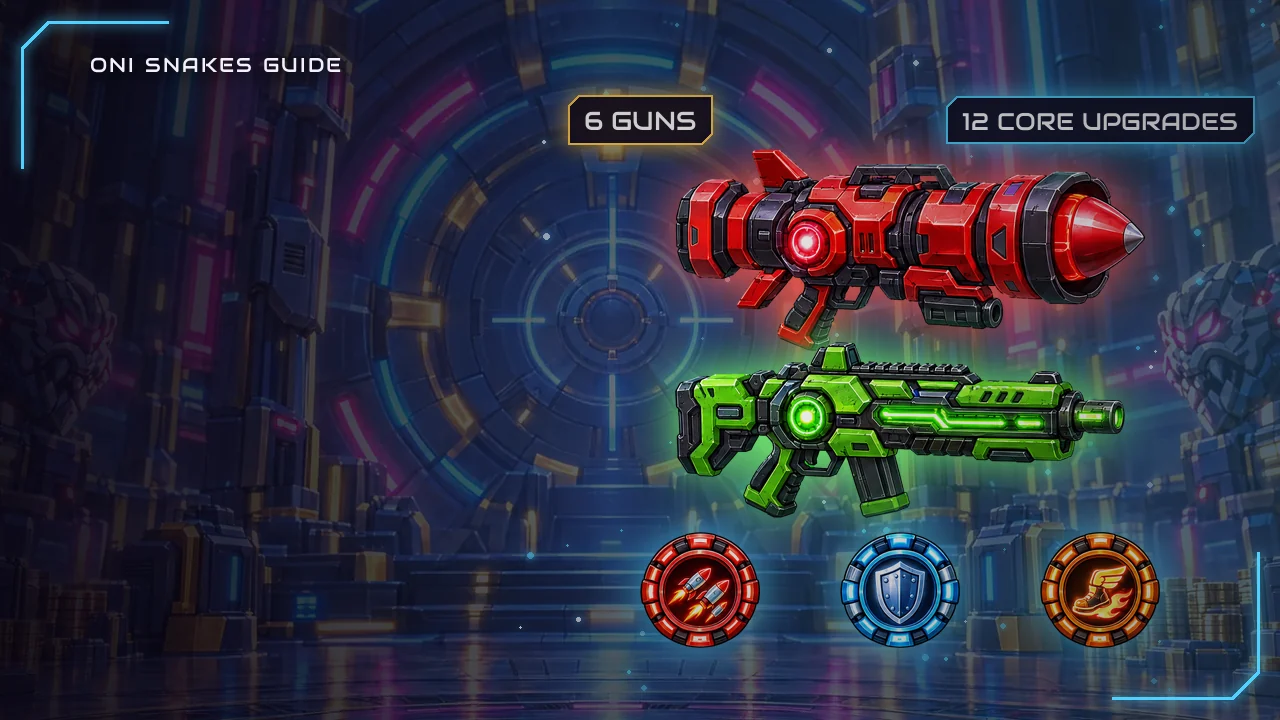 ONI Snakes Weapons Guide: All 6 Guns, Abilities and Core Upgrades
