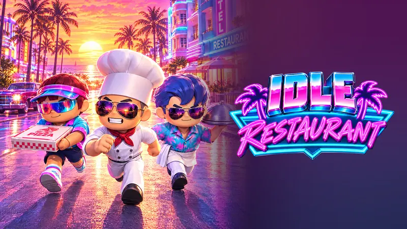 Idle Restaurant: Miami - key art