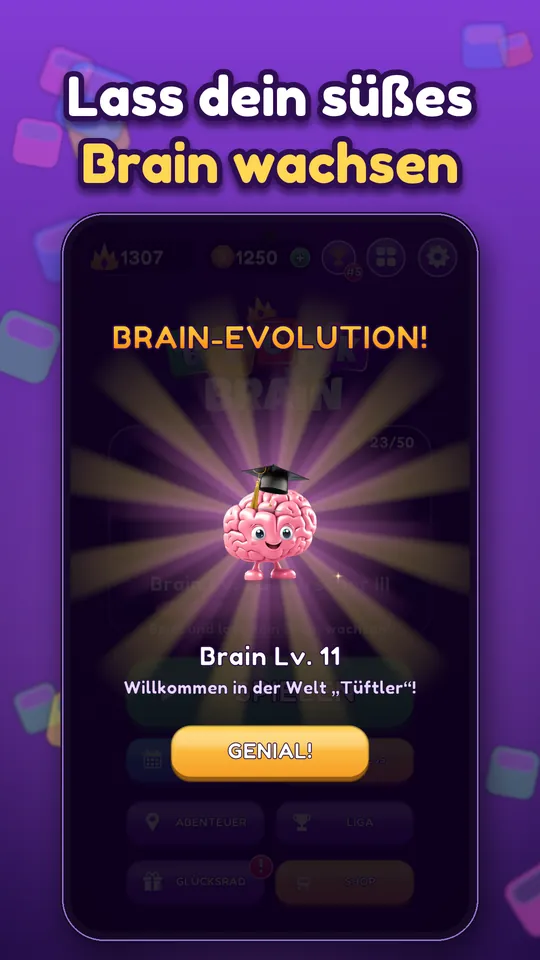 Block Brain: Block Puzzle - Lass dein süßes Brain wachsen
