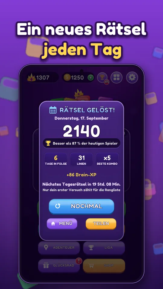 Block Brain: Block Puzzle - Ein neues Rätsel jeden Tag