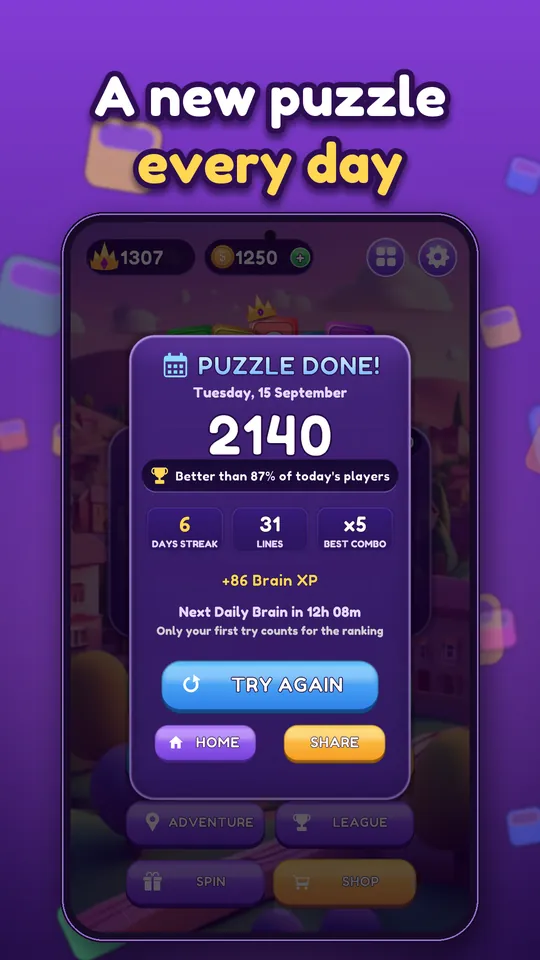 Block Brain: Block Puzzle Game - A new puzzle every day