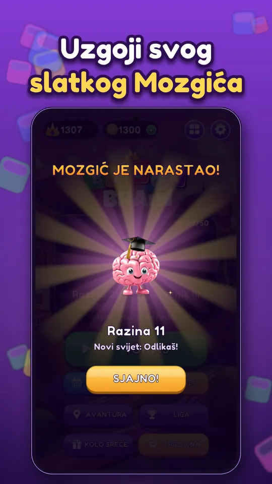 Block Brain: Block Puzzle Game - Uzgoji svog slatkog Mozgića