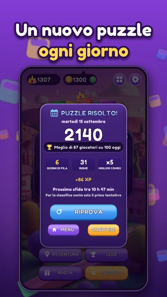 Block Brain: Puzzle a blocchi - Un nuovo puzzle ogni giorno