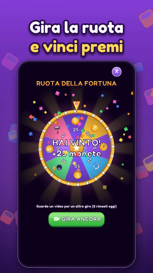 Block Brain: Puzzle a blocchi - Gira la ruota e vinci premi