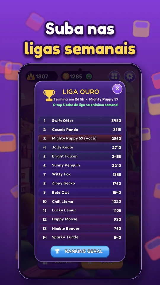 Block Brain: Puzzle de Blocos - Suba nas ligas semanais