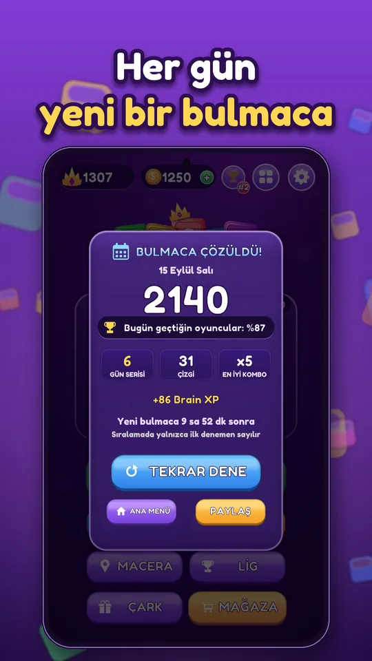 Block Brain: Blok Bulmaca - Her gün yeni bir bulmaca