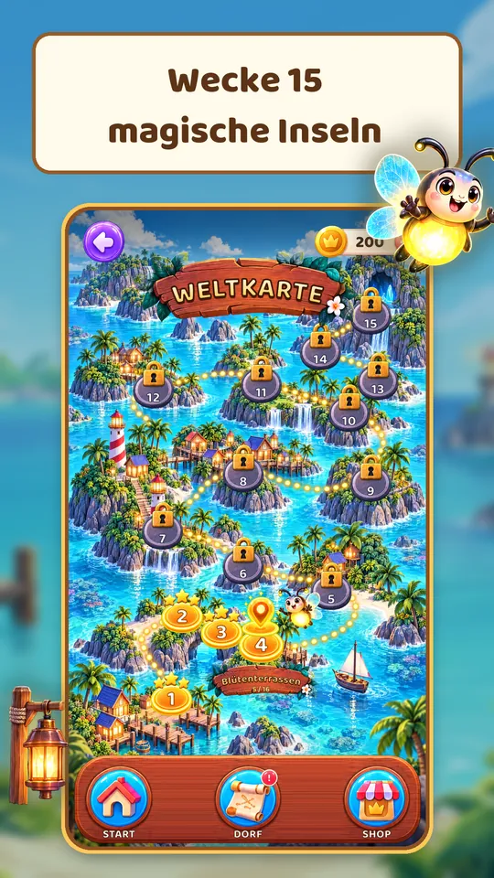 Lantern Isles: Worträtsel - Wecke 15 magische Inseln