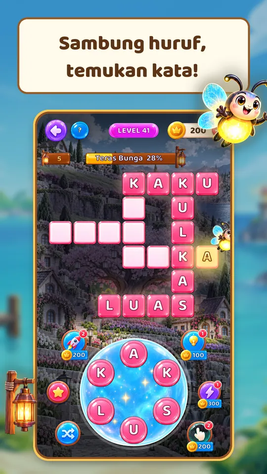 Lantern Isles: Teka-Teki Kata - Sambung huruf, temukan kata!