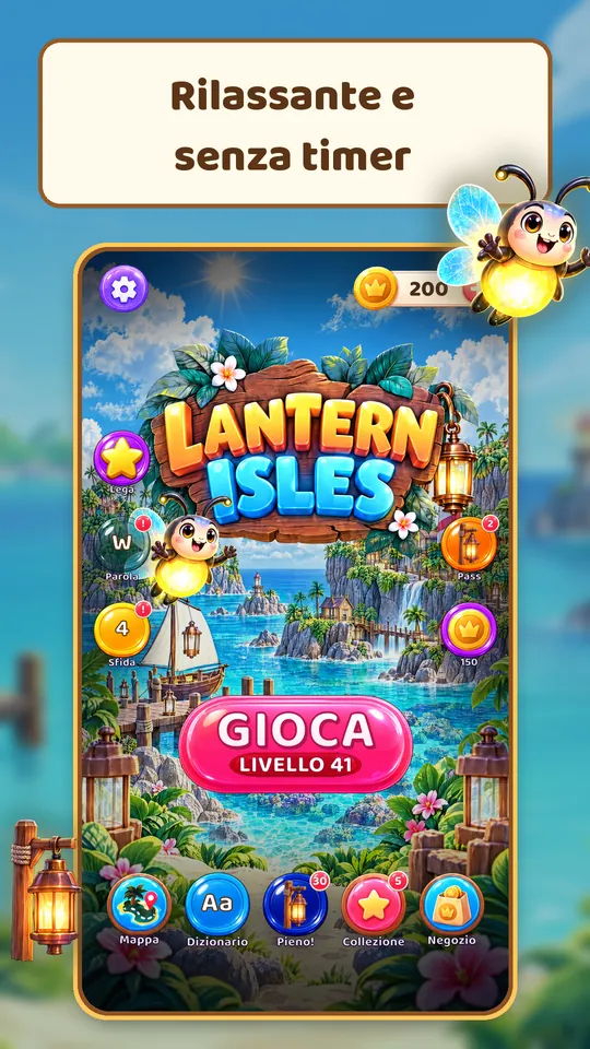 Lantern Isles: Gioco di parole - Rilassante e senza timer
