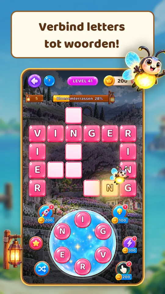 Lantern Isles: Woordpuzzel - Verbind letters tot woorden!