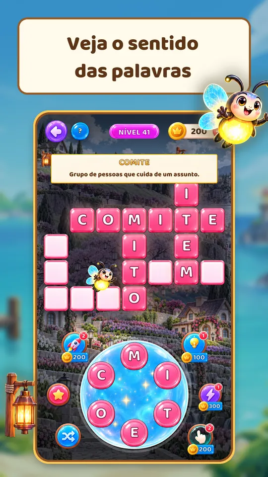 Lantern Isles: Jogo de Letras - Veja o sentido das palavras