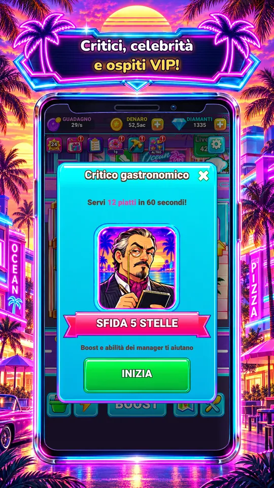 Idle Restaurant: Miami - Critici, celebrità e ospiti VIP!
