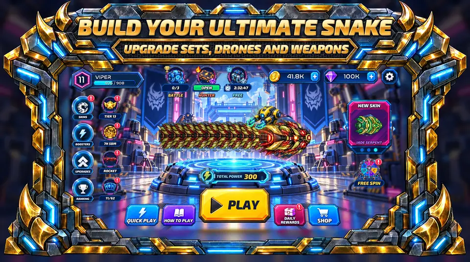 ONI Snakes: Armored Arena - UPGRADE SETS, DRONES AND WEAPONS