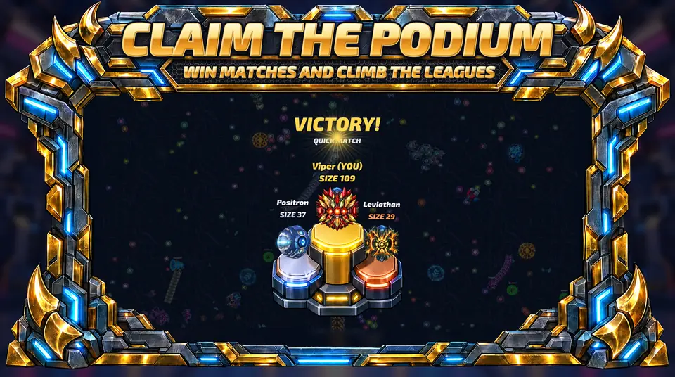 ONI Snakes: Armored Arena - CLAIM THE PODIUM : WIN MATCHES AND CLIMB THE LEAGUES