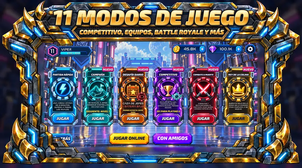 ONI Snakes: Serpiente Blindada - 11 MODOS DE JUEGO: COMPETITIVO, EQUIPOS, BATTLE ROYALE Y MÁS