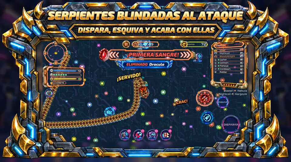 ONI Snakes: Serpiente Blindada - SERPIENTES BLINDADAS AL ATAQUE: DISPARA, ESQUIVA Y ACABA CON ELLAS