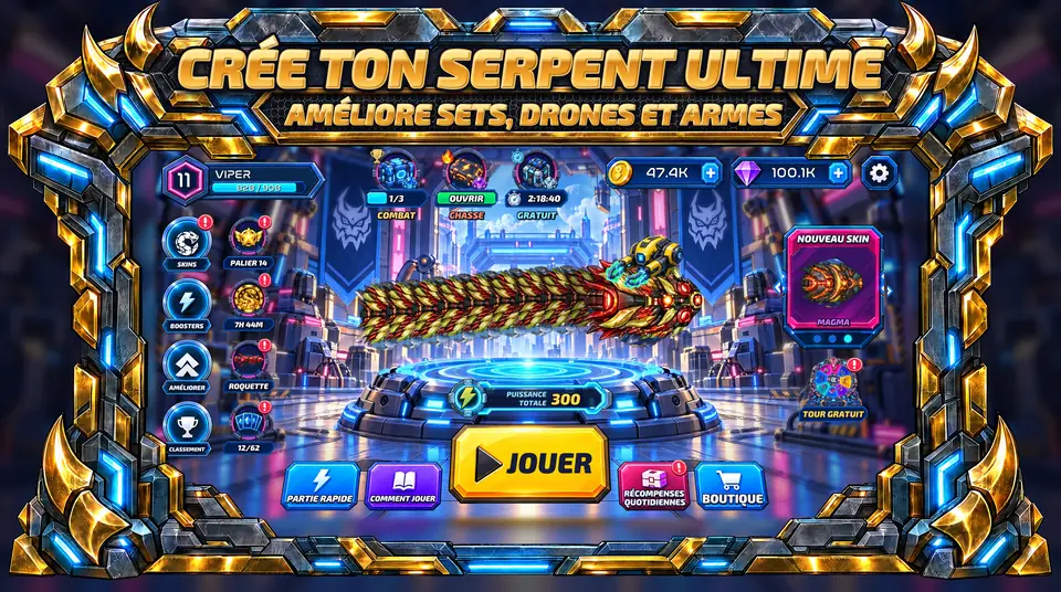 ONI Snakes: Arène de serpents - AMÉLIORE SETS, DRONES ET ARMES