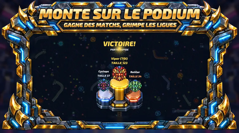 ONI Snakes: Arène de serpents - MONTE SUR LE PODIUM : GAGNE DES MATCHS, GRIMPE LES LIGUES