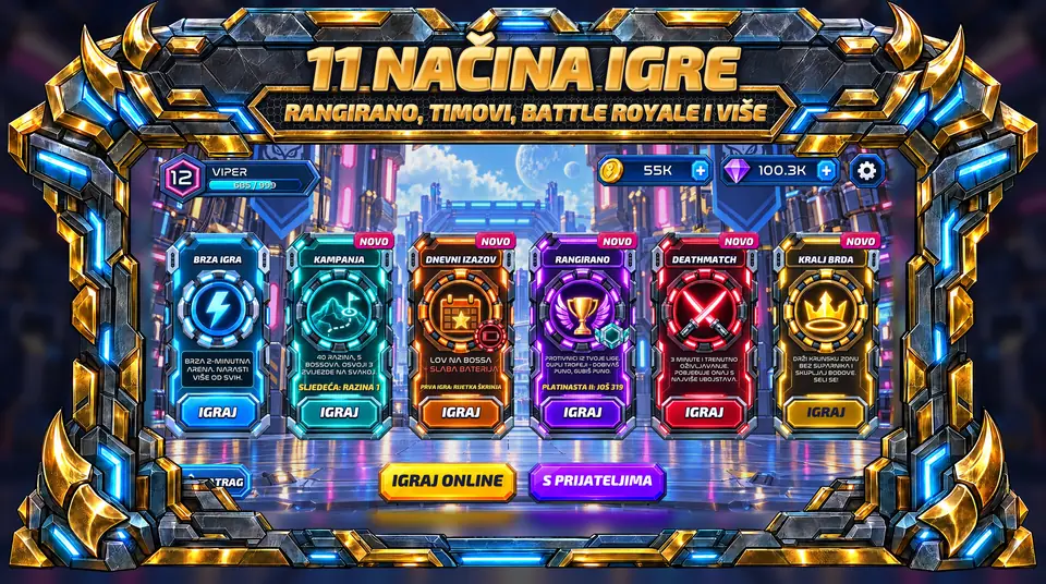 ONI Snakes: Arena zmija - 11 NAČINA IGRE: RANGIRANO, TIMOVI, BATTLE ROYALE I VIŠE