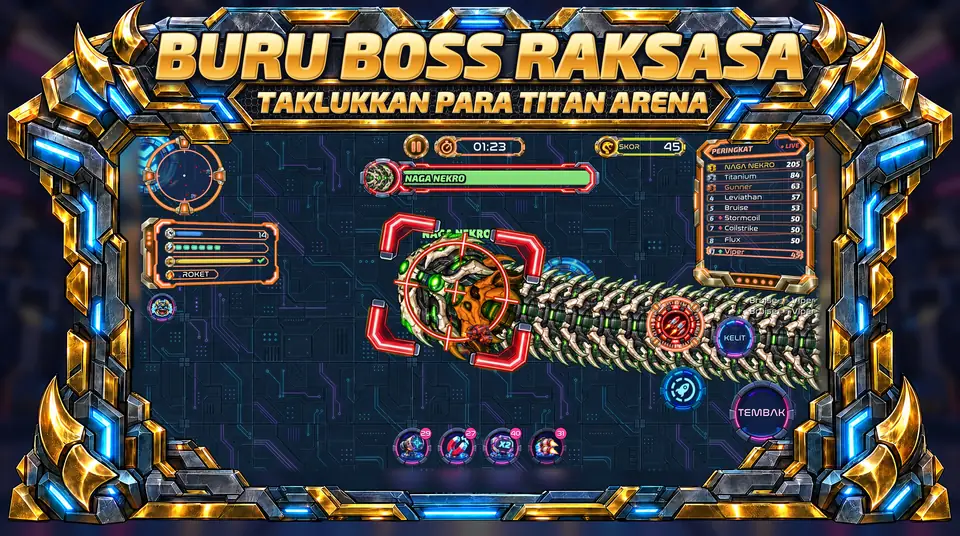 ONI Snakes: Game Ular Berzirah - TAKLUKKAN PARA TITAN ARENA
