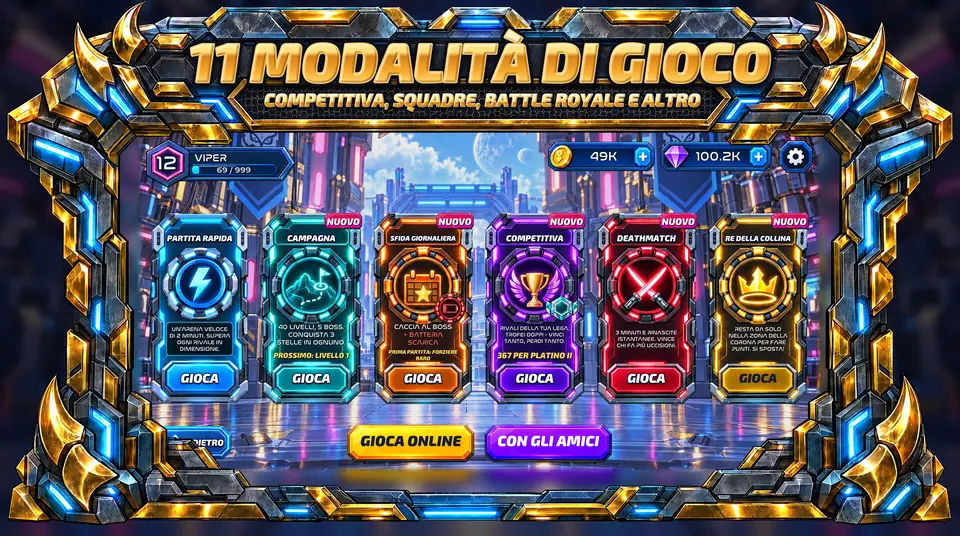 ONI Snakes: Arena dei serpenti - 11 MODALITÀ DI GIOCO: COMPETITIVA, SQUADRE, BATTLE ROYALE E ALTRO