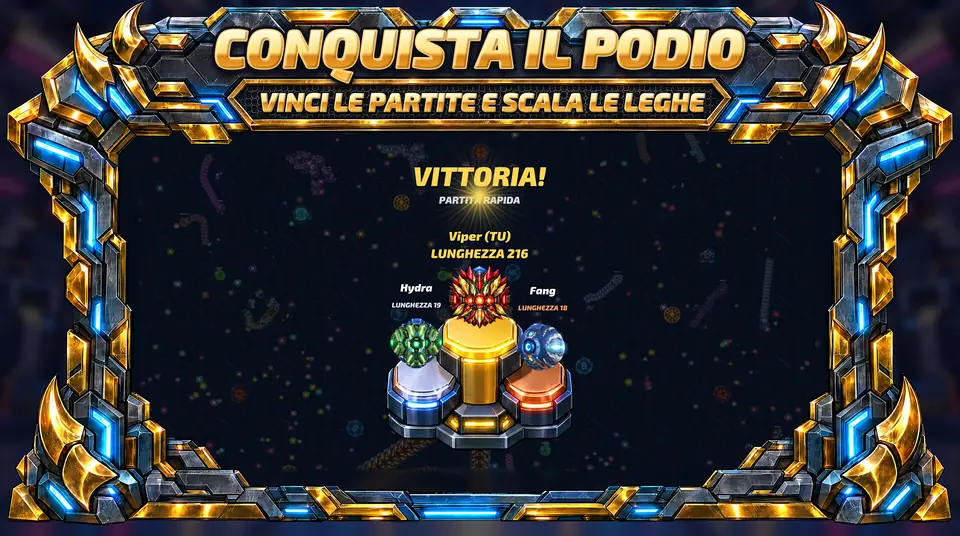 ONI Snakes: Arena dei serpenti - CONQUISTA IL PODIO : VINCI LE PARTITE E SCALA LE LEGHE