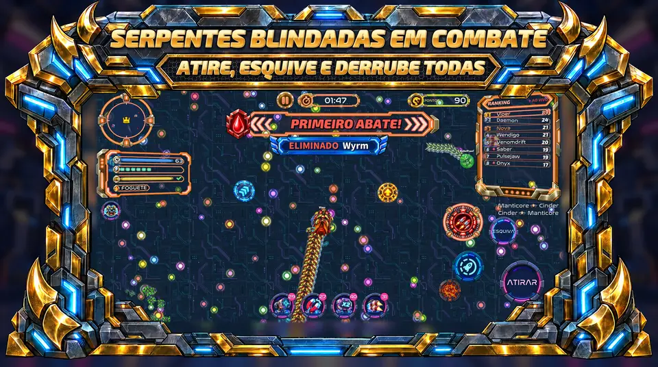 ONI Snakes: Cobras Blindadas - SERPENTES BLINDADAS EM COMBATE: ATIRE, ESQUIVE E DERRUBE TODAS