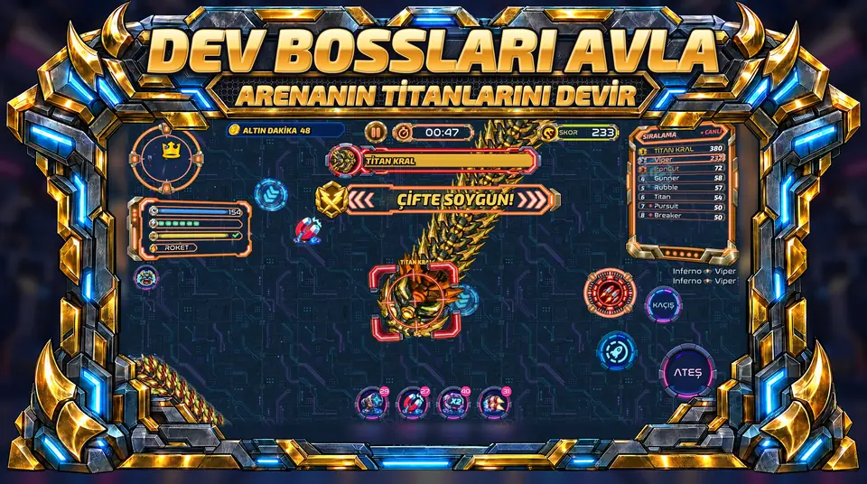 ONI Snakes: Zırhlı Yılan Oyunu - ARENANIN TİTANLARINI DEVİR