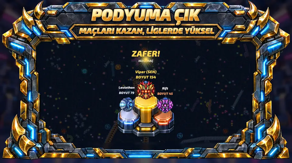 ONI Snakes: Zırhlı Yılan Oyunu - PODYUMA ÇIK : MAÇLARI KAZAN, LİGLERDE YÜKSEL