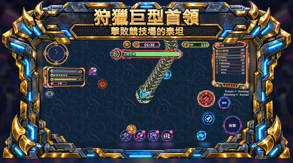 ONI Snakes: 裝甲貪食蛇競技場 - 擊敗競技場的泰坦