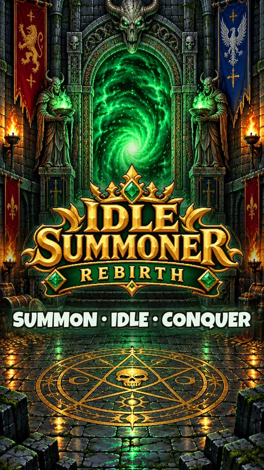 Idle Summoner: Pixel RPG - Przywołuj z portalu
