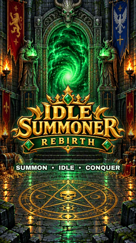 Idle Summoner: Pixel RPG - Summon from the portal